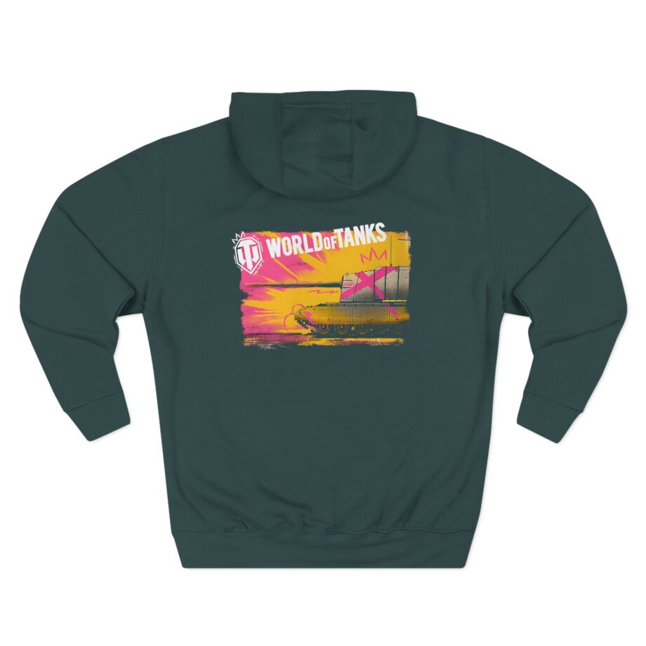 World of Tank Wot Tankfest Three-Panel Fleece Hoodie