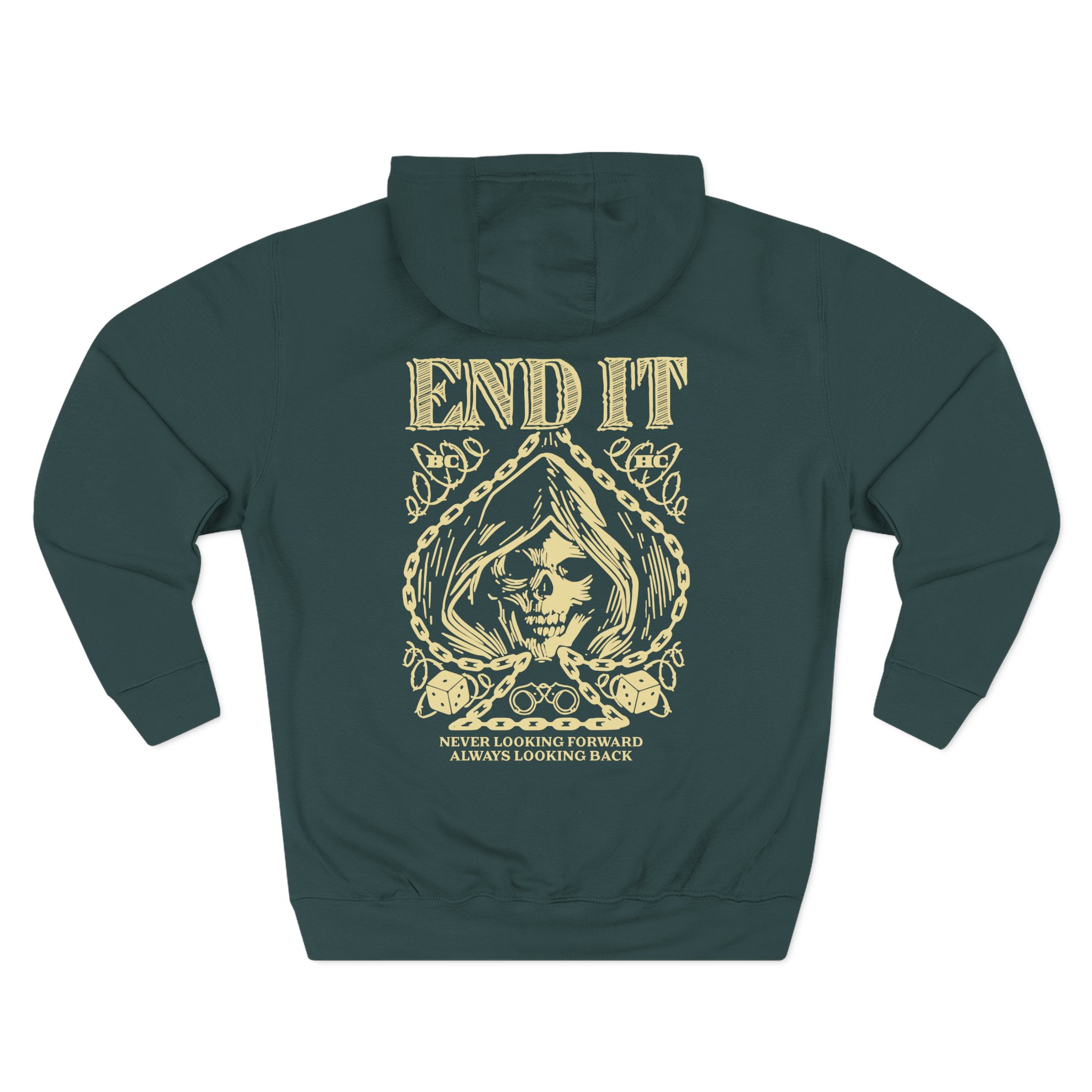 End It Spade Reaper Three-Panel Fleece Hoodie