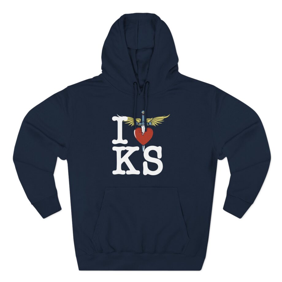 Bon Jovi I Heart Three-Panel Fleece Hoodie