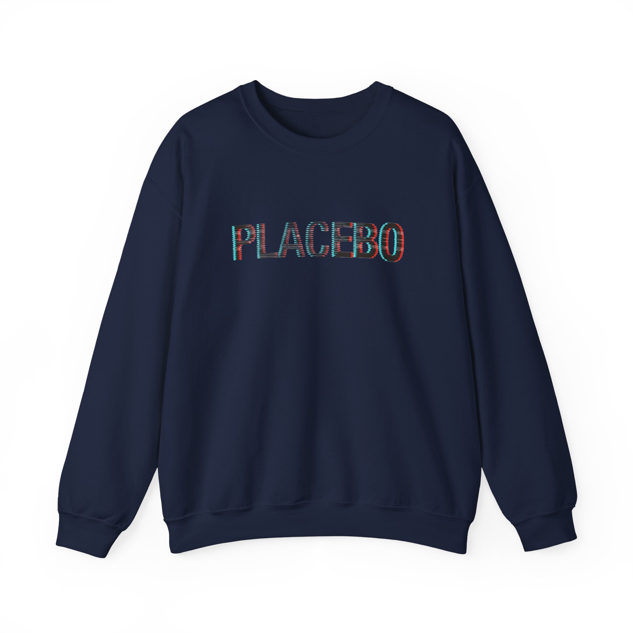 Placebo Glitch Logo Unisex Heavy Blendâ„¢ Crewneck Sweatshirt