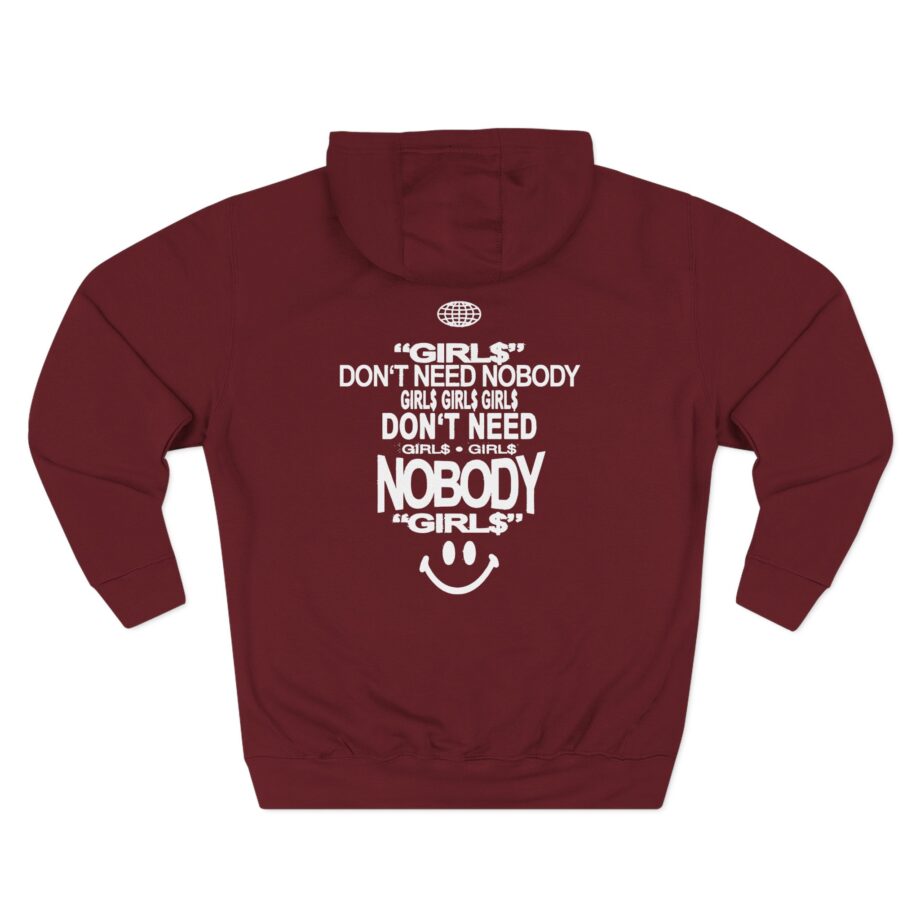 Dom Dolla Girl$, Girl$, Girl$ Three-Panel Fleece Hoodie