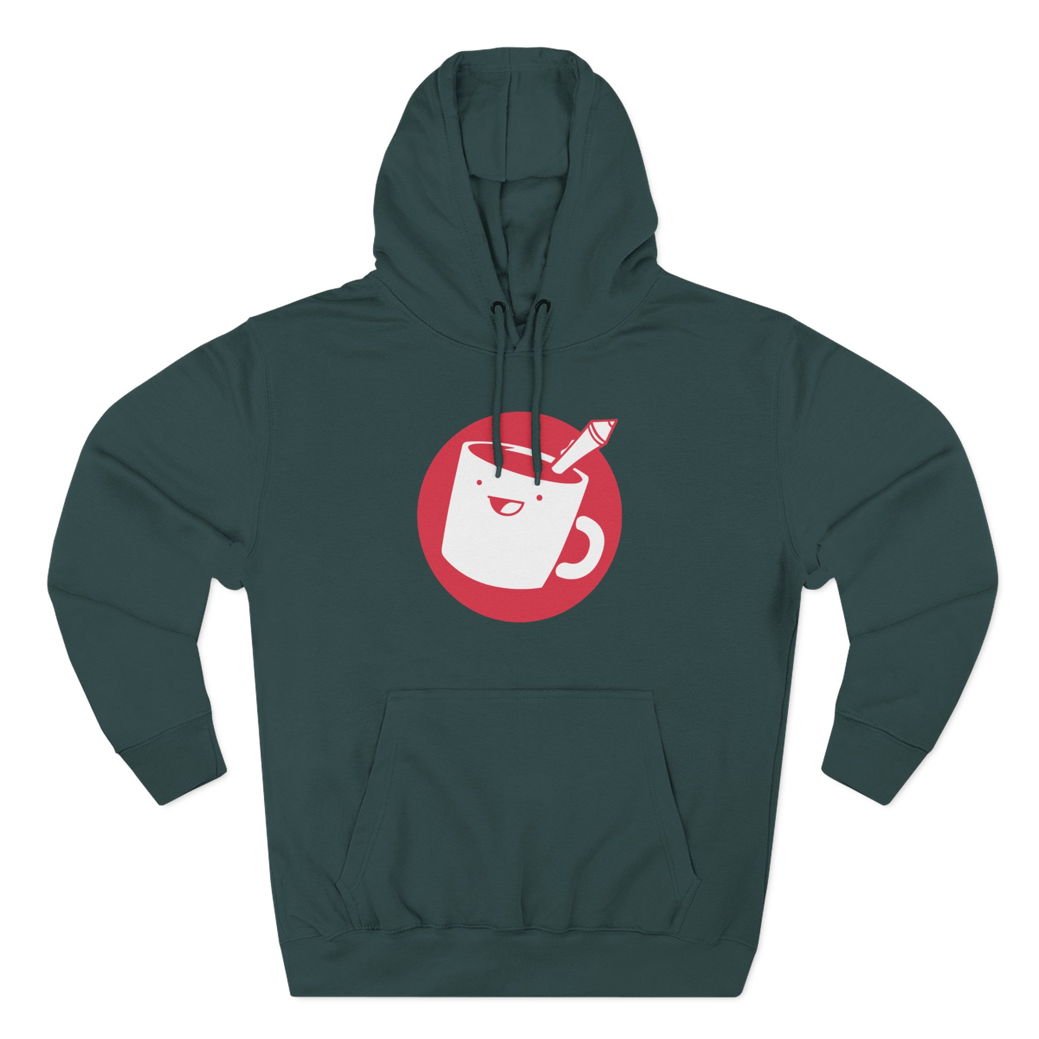 Drawfee Logo Three-Panel Fleece Hoodie