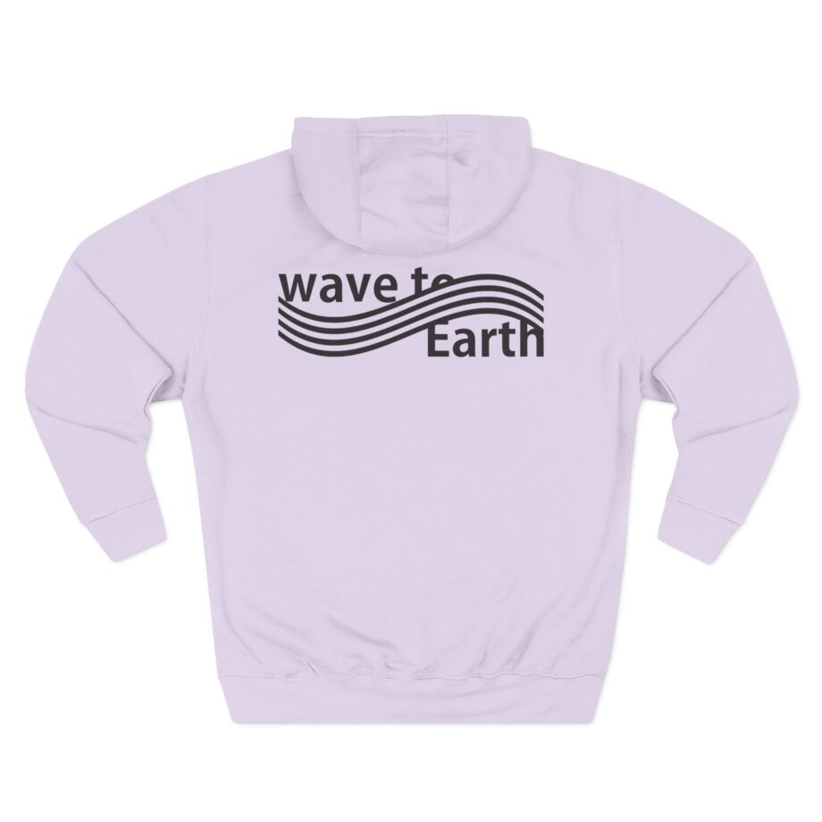 Wave to Earth Three-Panel Fleece Hoodie
