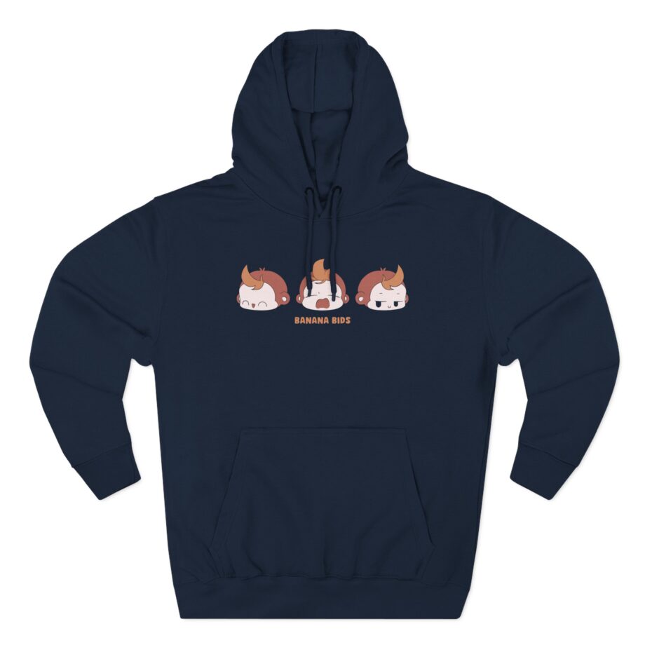 Cdawgva Banana Bids Three-Panel Fleece Hoodie