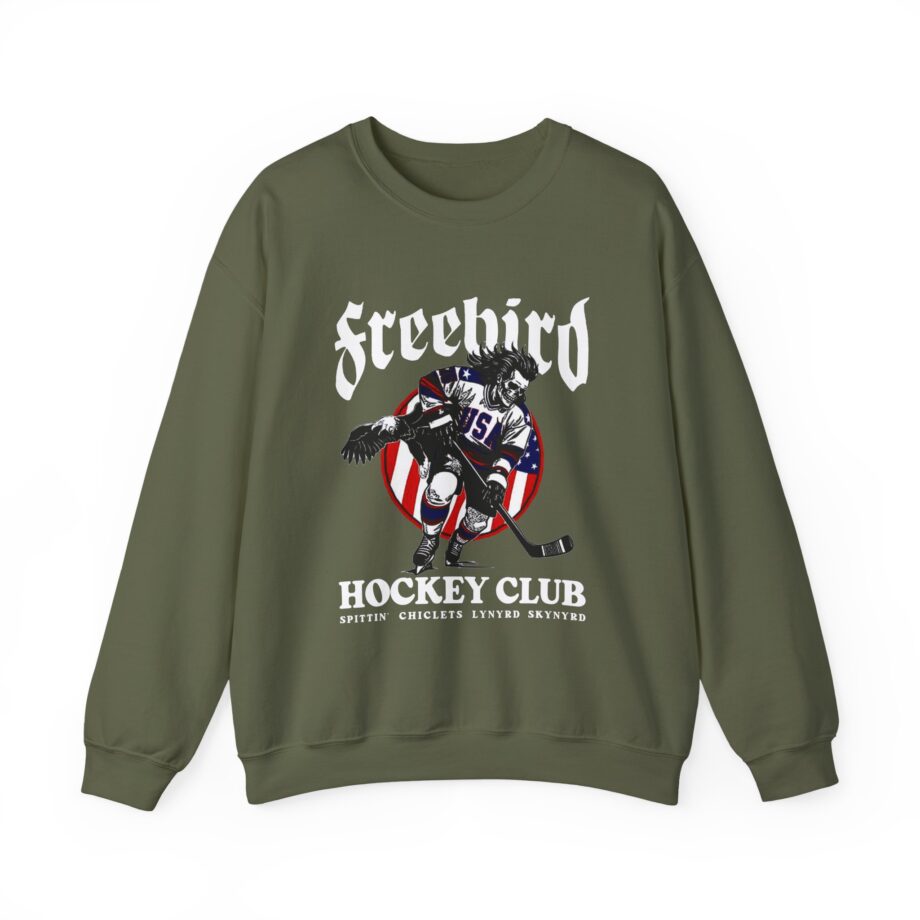 Freebird Usa Spittin Chiclets X Lynyrd Skynyrd Unisex Heavy Blend™ Crewneck Sweatshirt