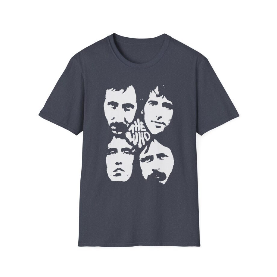 TW Distressed Four Faces Unisex Softstyle T-Shirt