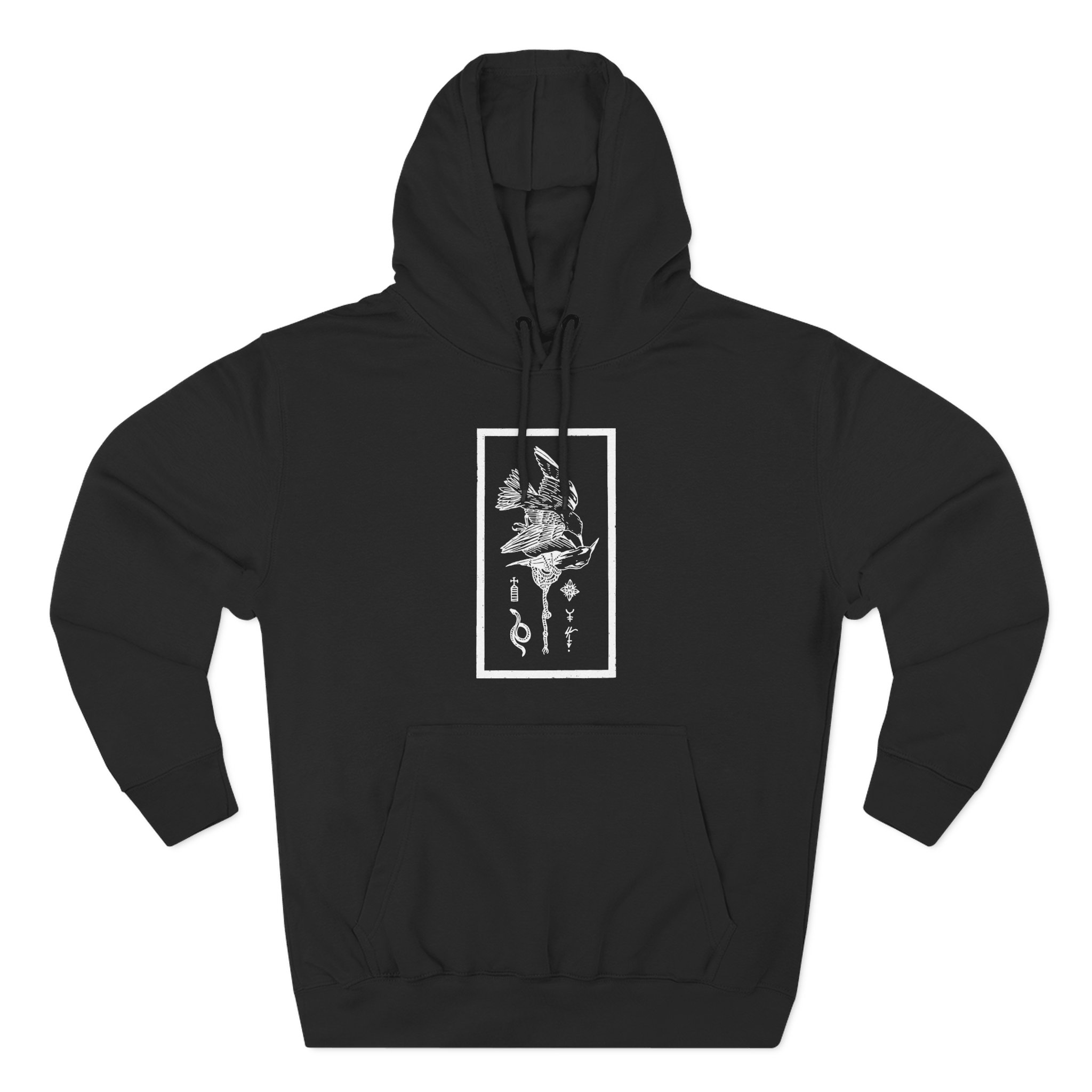 Oathbreaker Bird Three-Panel Fleece Hoodie