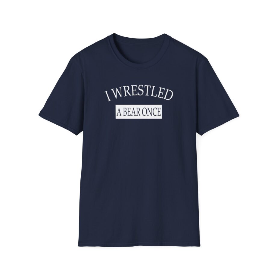 Iwrestledabearonce Unisex Softstyle T-Shirt