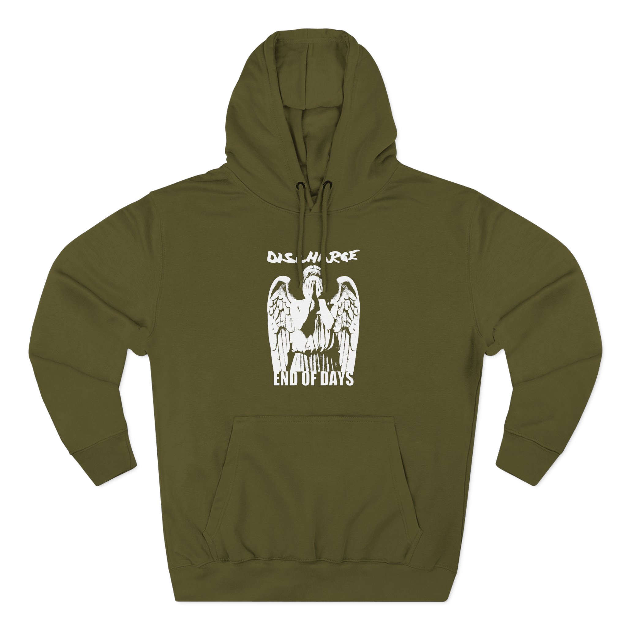 Discharge End Of Days Three-Panel Fleece Hoodie