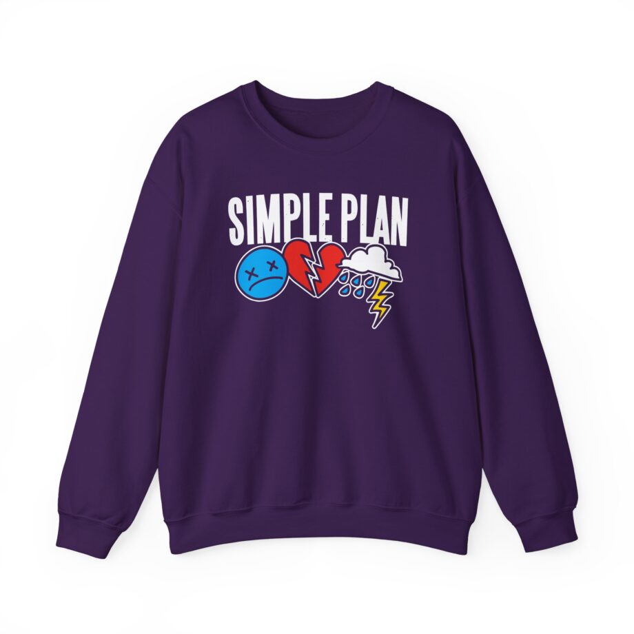 Simple Plan 3 Icons Logo Unisex Heavy Blend™ Crewneck Sweatshirt