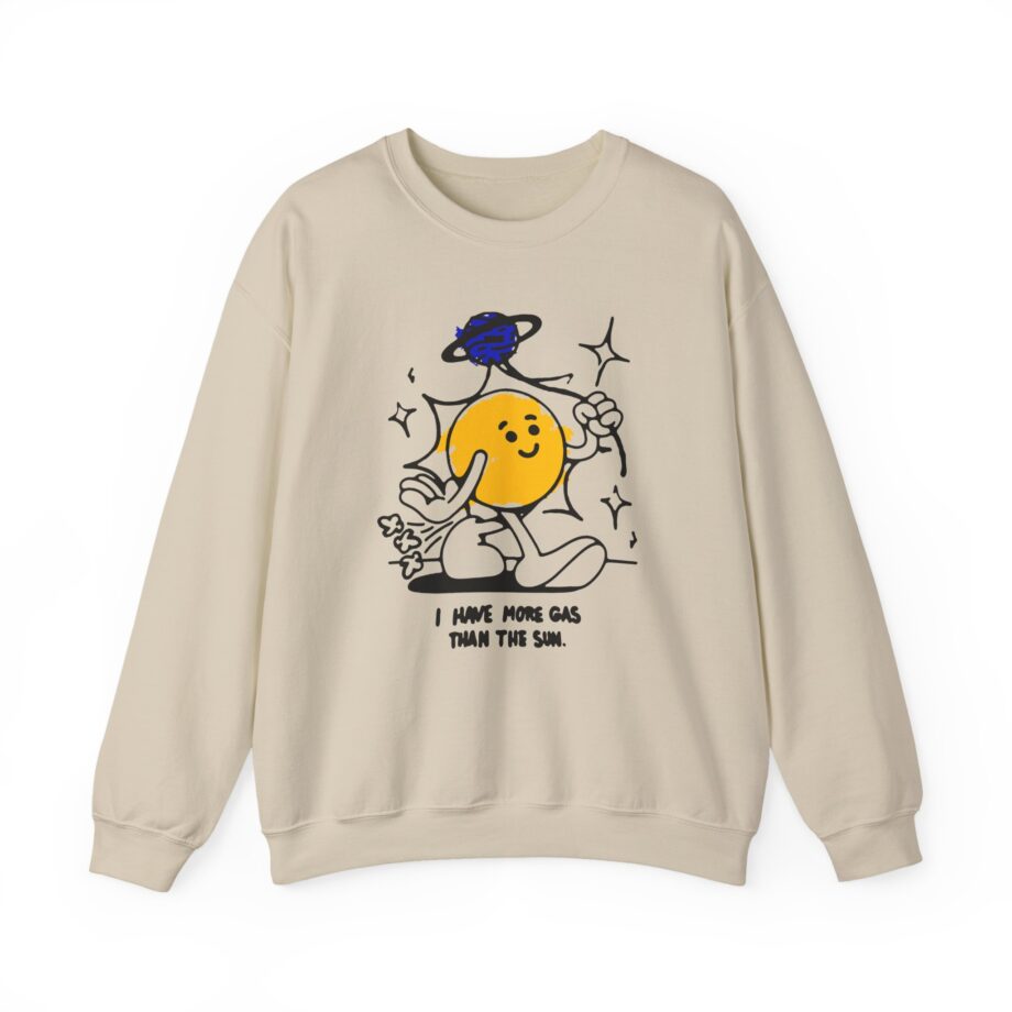 Chad Chad I Have More Gas Than the Sun Unisex Heavy Blend™ Crewneck Sweatshirt