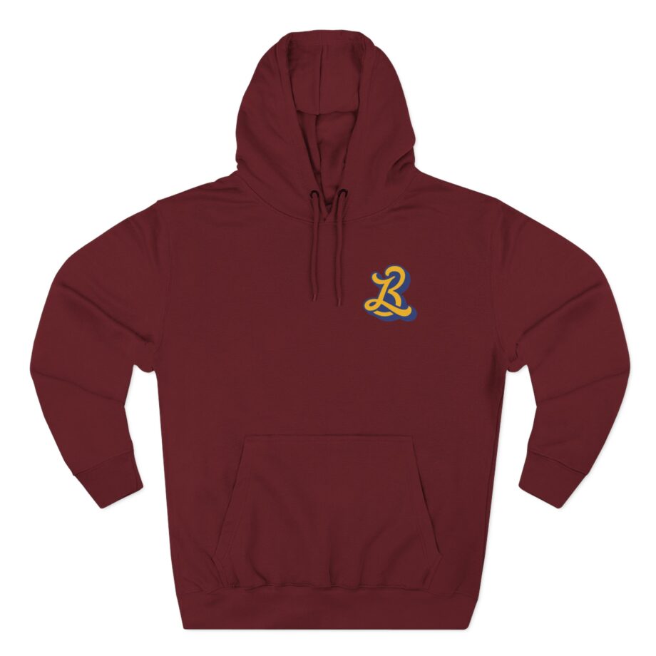 Little Brother Lb Little Monogram Three-Panel Fleece Hoodie