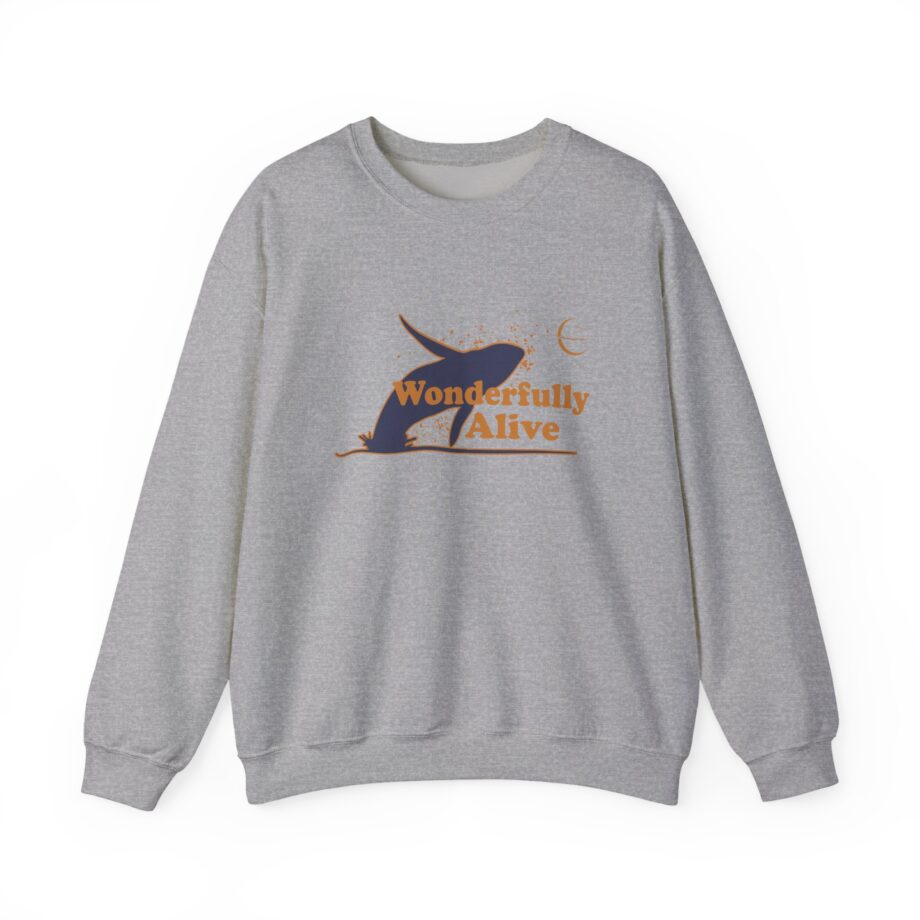 Owl City Wonderfully Alive 3/4 Unisex Heavy Blend™ Crewneck Sweatshirt