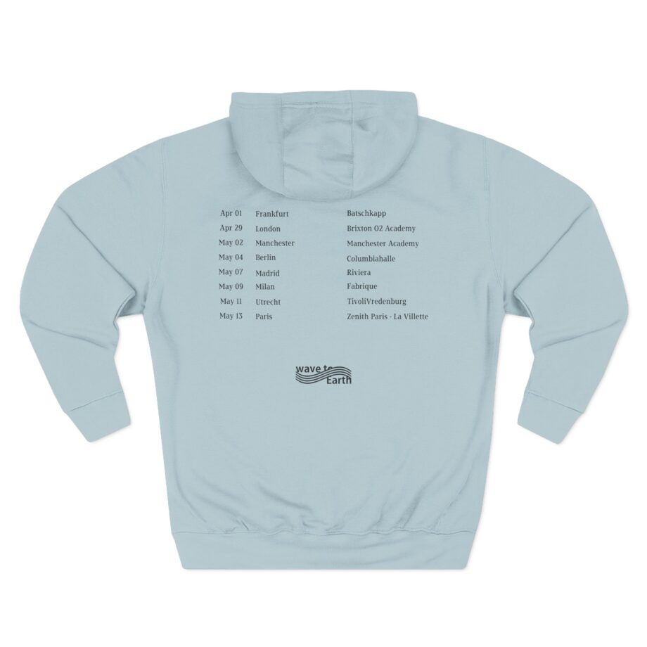 Wave to Earth "0.03 World Tour in Europe Three-Panel Fleece Hoodie