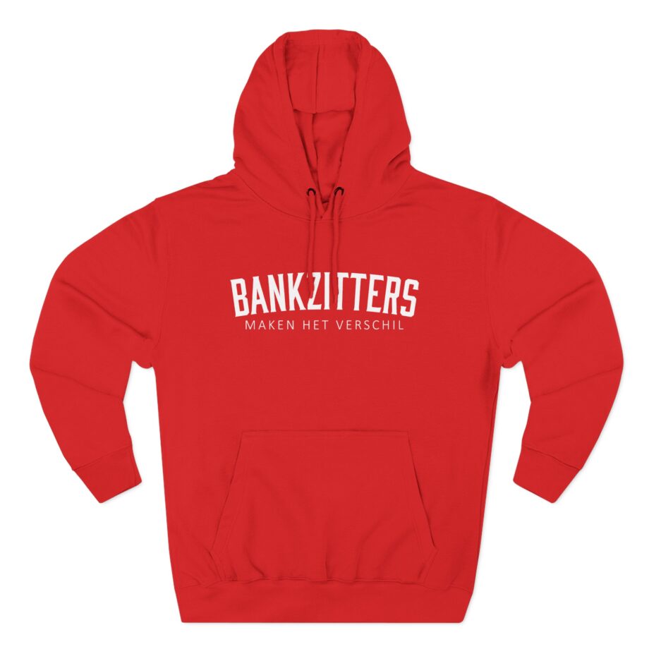 Bankzitters Maken Het Verschil Three-Panel Fleece Hoodie