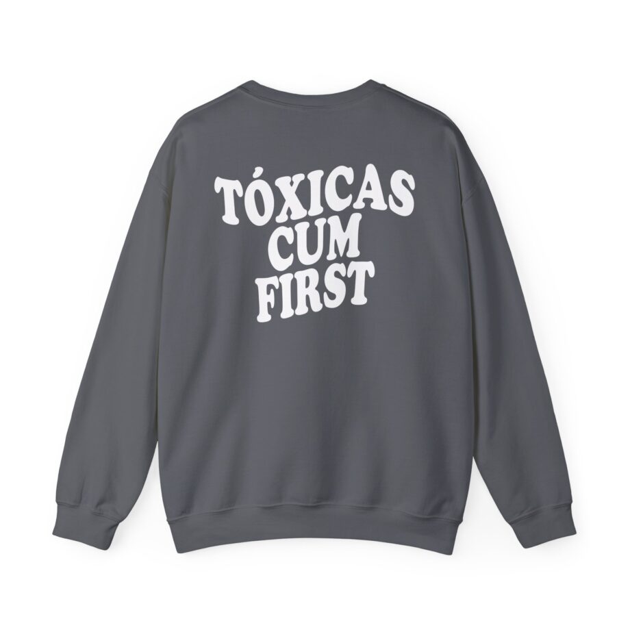 Chicos Toxicos Tóxicas Cum First Unisex Heavy Blend™ Crewneck Sweatshirt