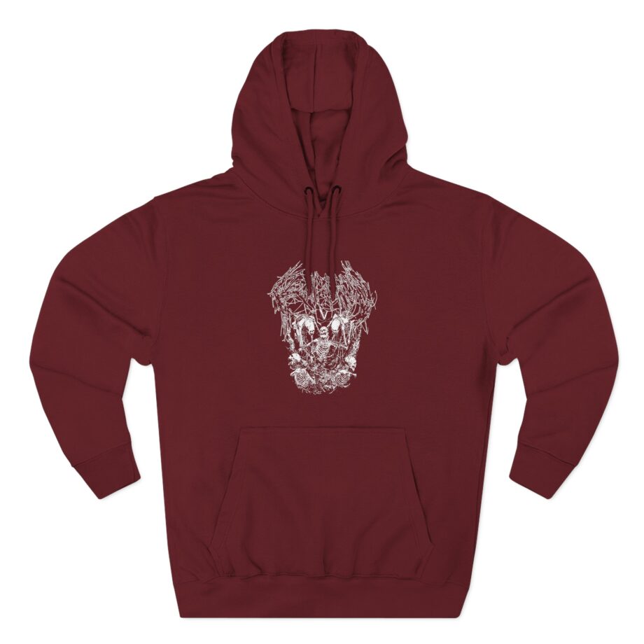 A Great Chaos Death Mosh Three-Panel Fleece Hoodie