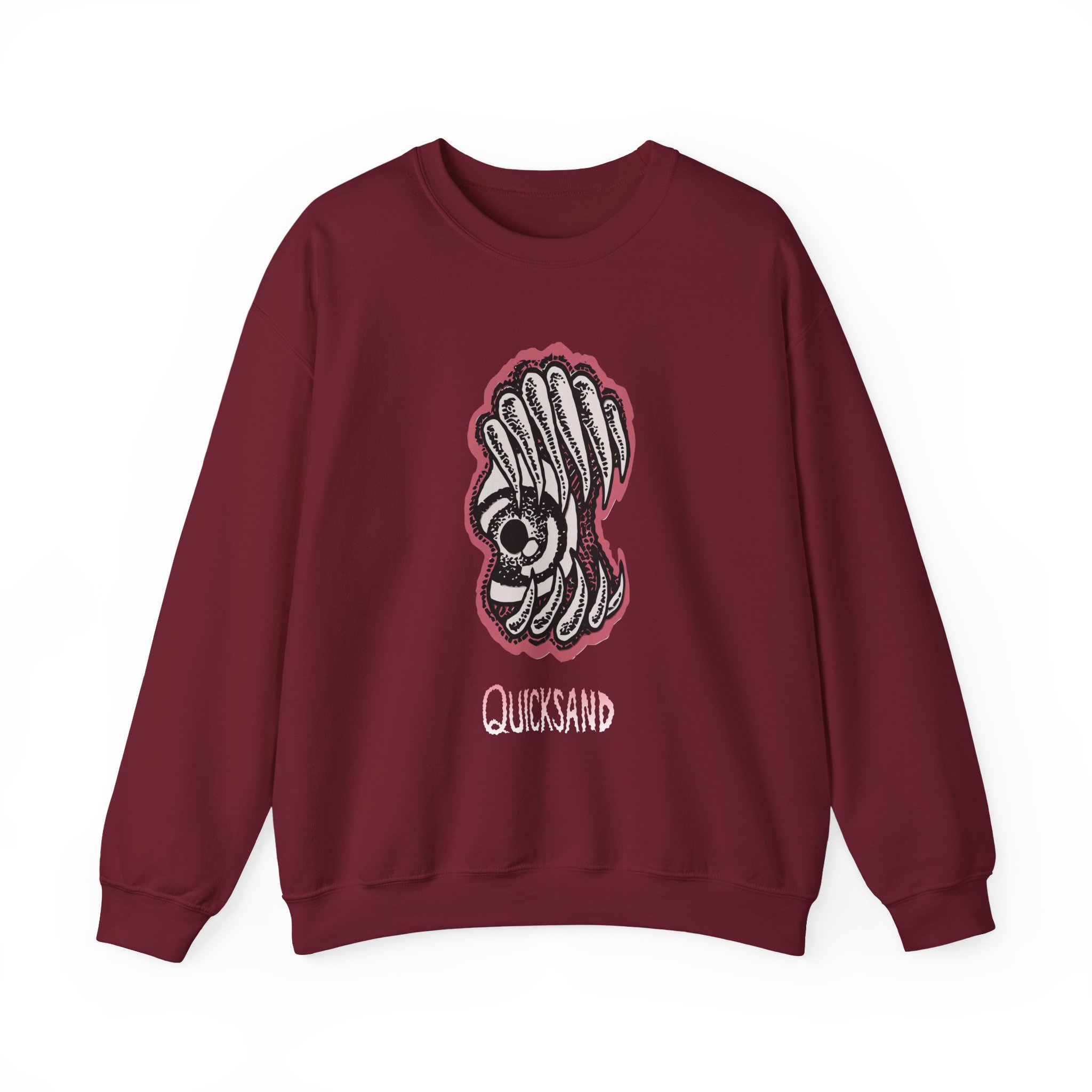 Quicksand Teeth Monster Unisex Heavy Blendâ„¢ Crewneck Sweatshirt