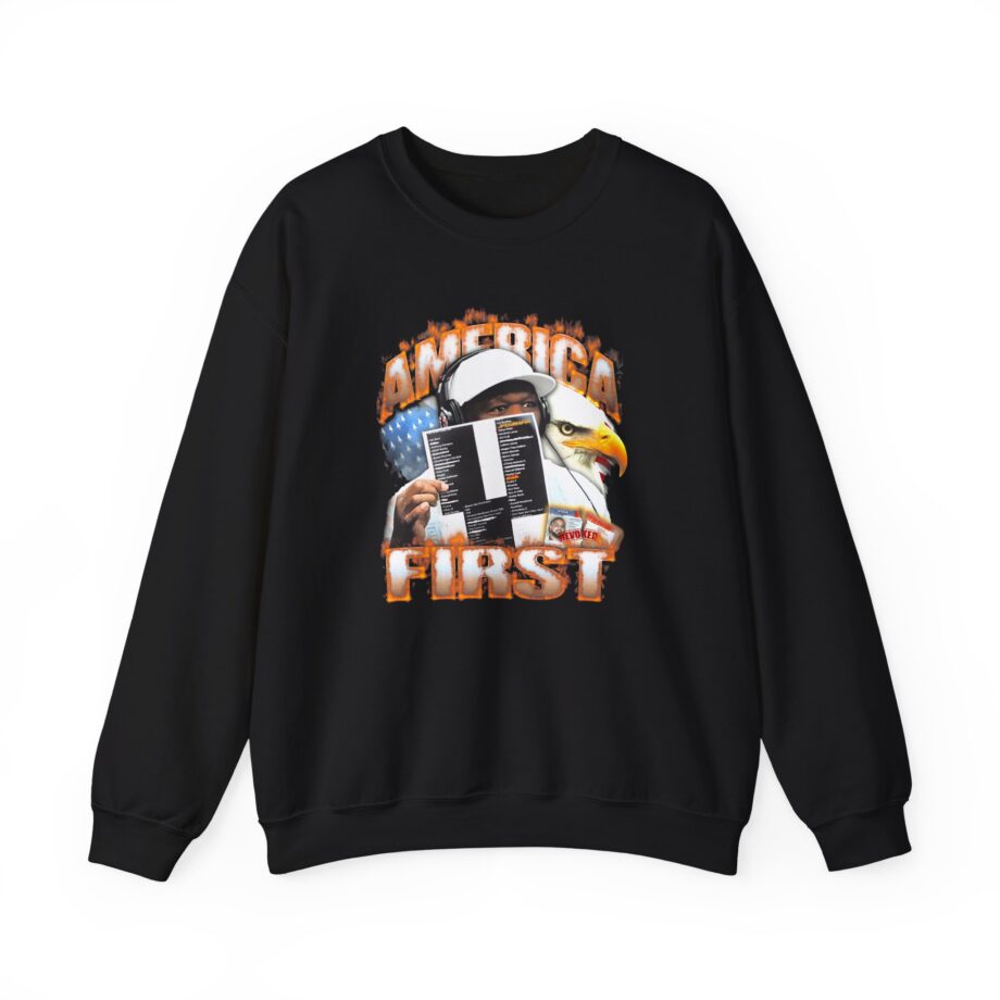 Jpegmafia America First Unisex Heavy Blend™ Crewneck Sweatshirt