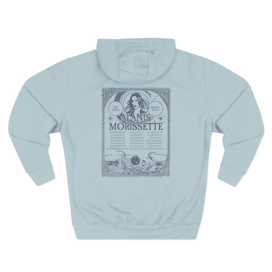Alanis Morissette The Teple Moon Tour Three-Panel Fleece Hoodie