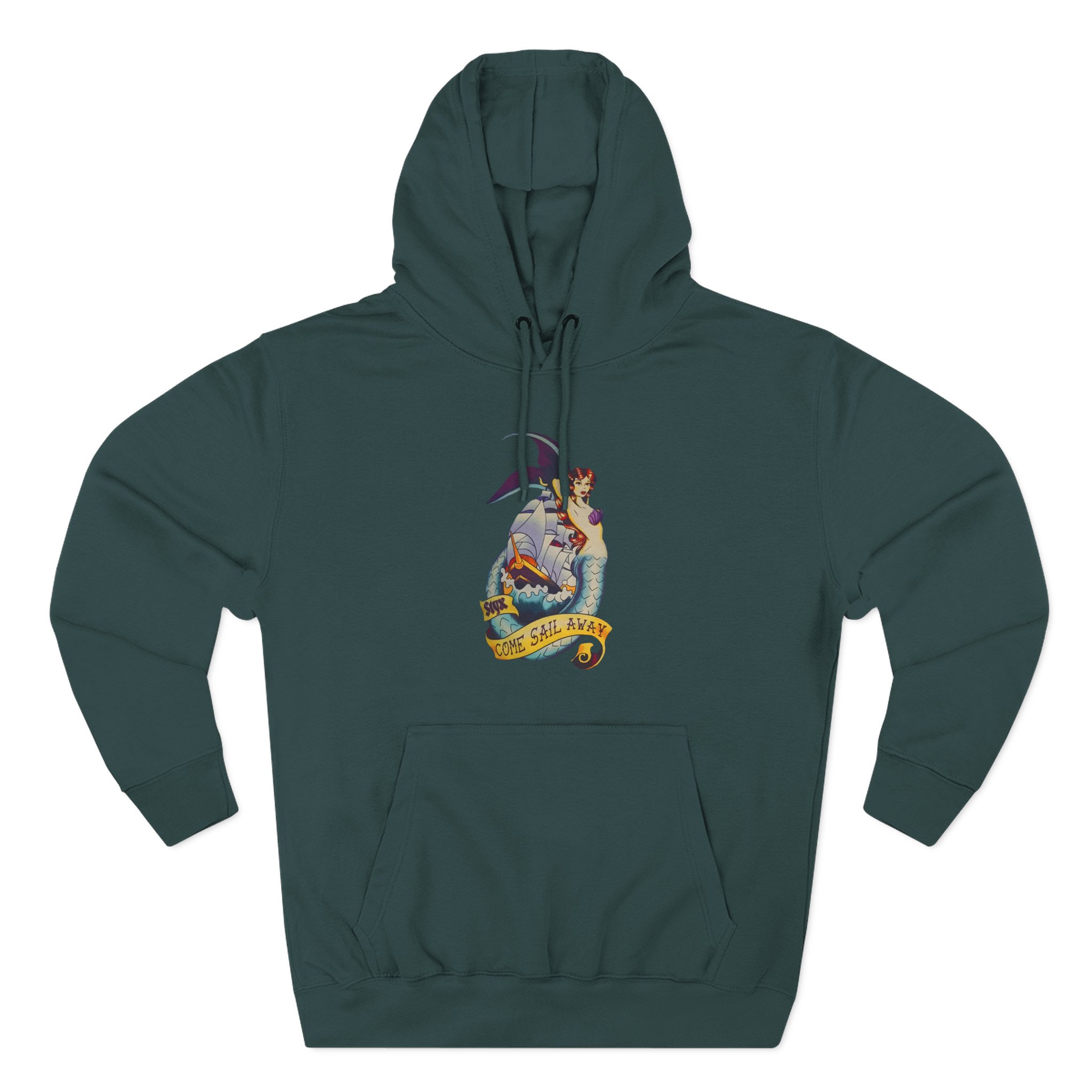 Styx  Three-Panel Fleece Hoodie