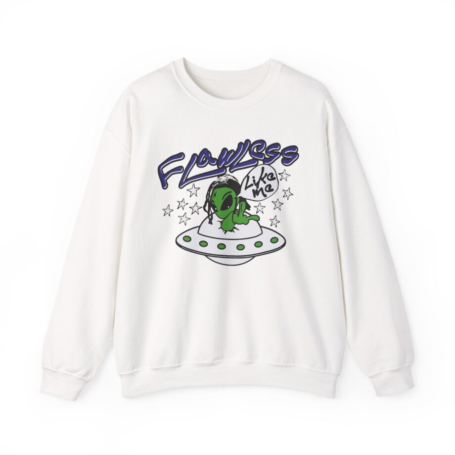Lucki Flawless Like Me Alien Unisex Heavy Blend™ Crewneck Sweatshirt