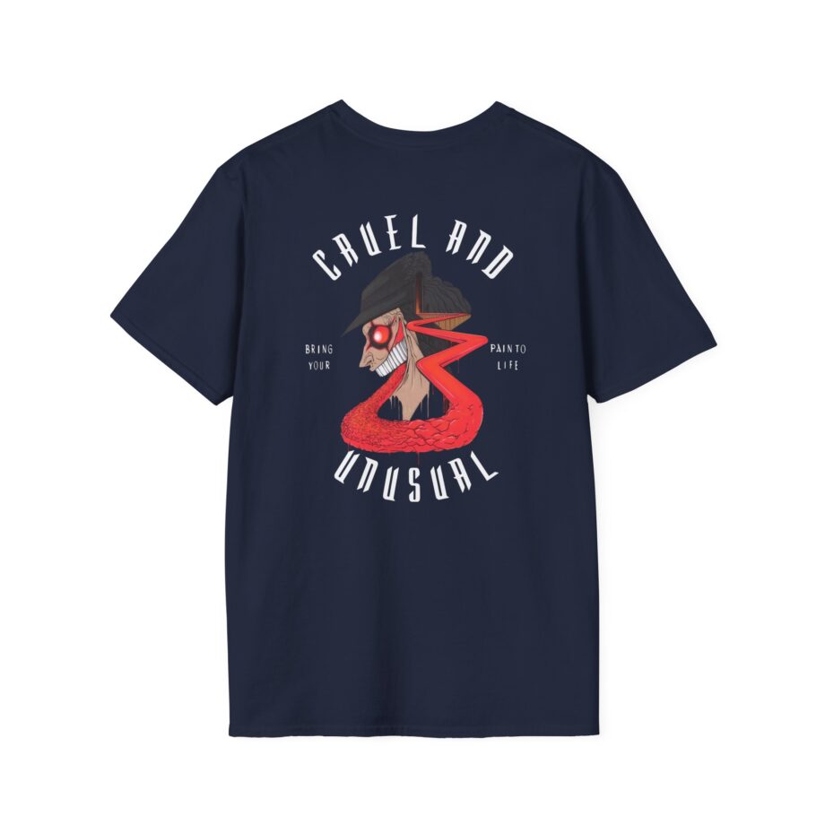 Avatar Band Cruel and Unusual Left Chest Unisex Softstyle T-Shirt