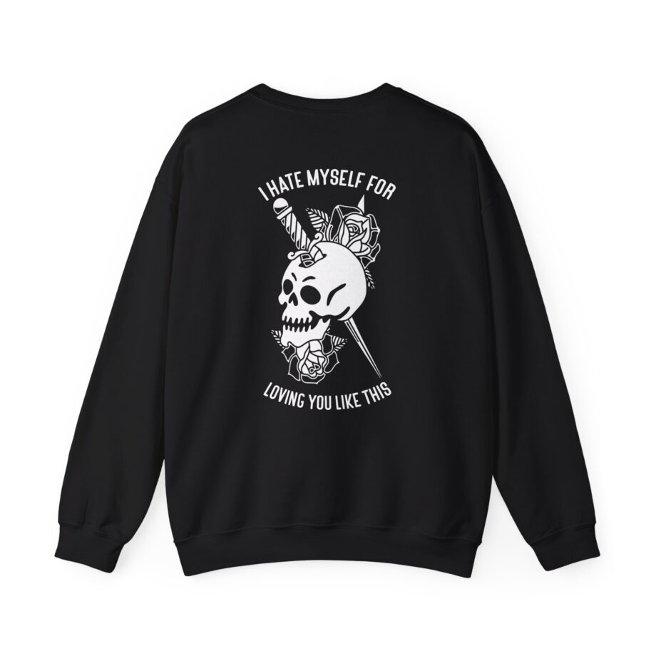 Bayside Dagger Skull Unisex Heavy Blend™ Crewneck Sweatshirt