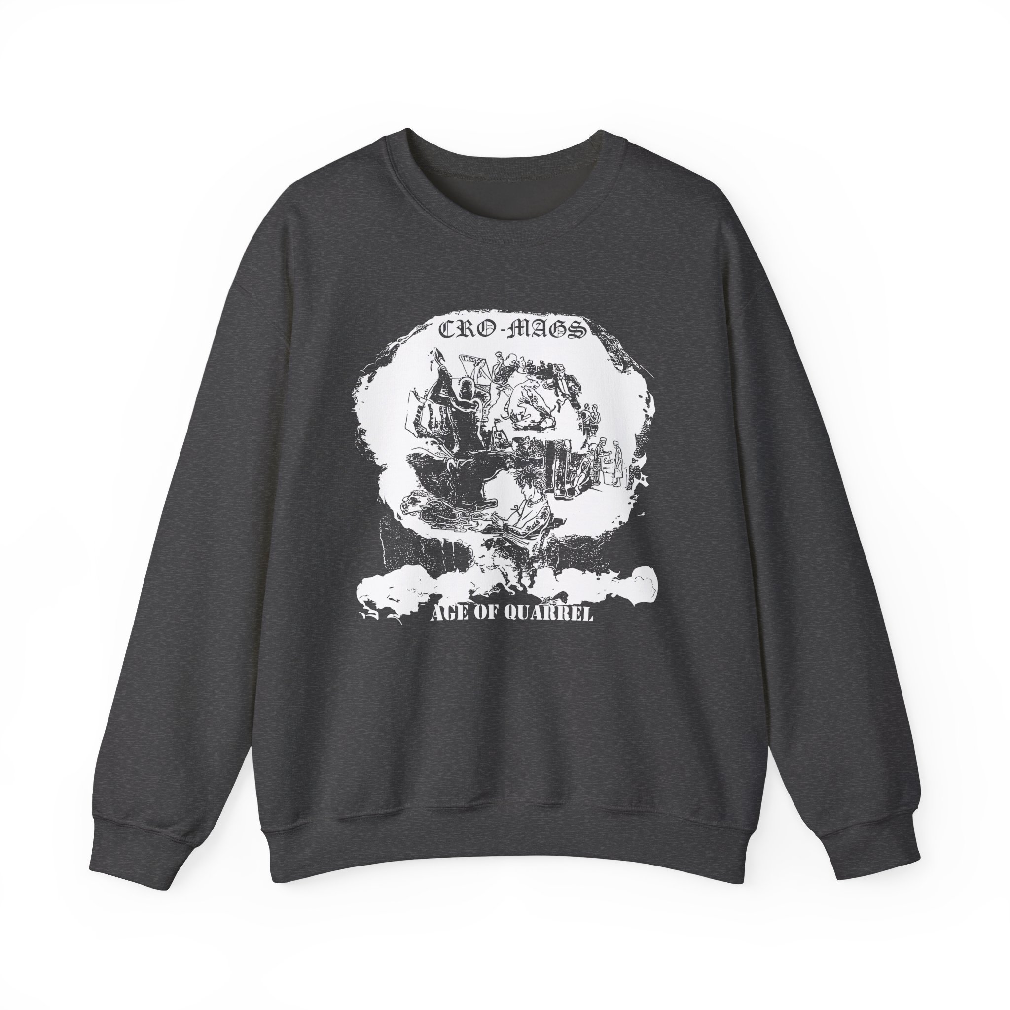 Cro Mags  Aoq10 Unisex Heavy Blendâ„¢ Crewneck Sweatshirt