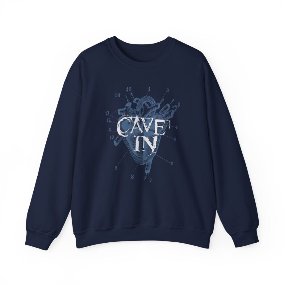 Cave in Uyhs Heart Unisex Heavy Blend™ Crewneck Sweatshirt
