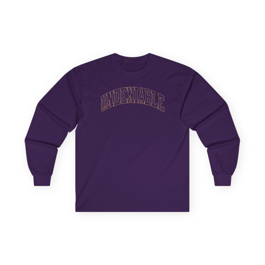 Max Holloway Undeniable Burgundy Unisex Ultra Cotton Long Sleeve Tee