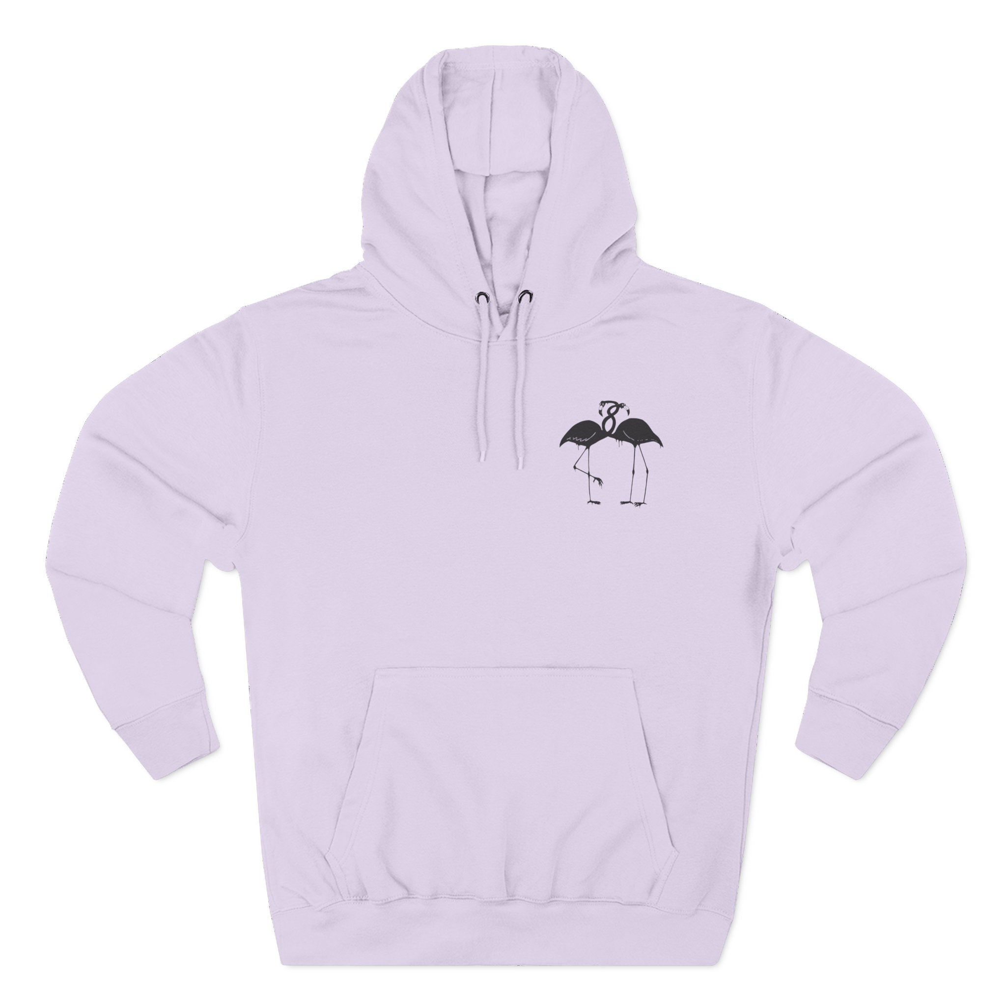 Surf Gang Filthy Flamingo Three-Panel Fleece Hoodie