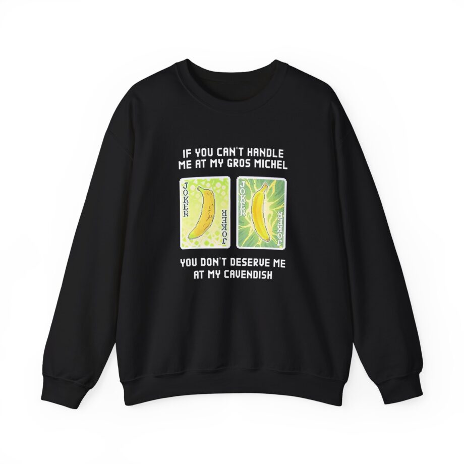 Balatro Gros Michel and Cavendish Jokker Banana Unisex Heavy Blend™ Crewneck Sweatshirt