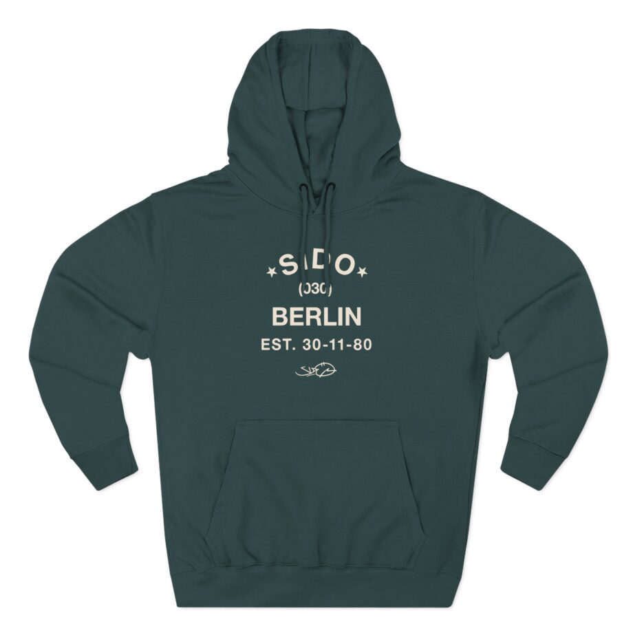 Sido (030) Berlin Three-Panel Fleece Hoodie