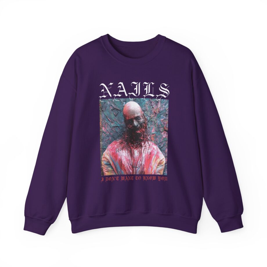 Nails I Don't Want to Know You Unisex Heavy Blend™ Crewneck Sweatshirt