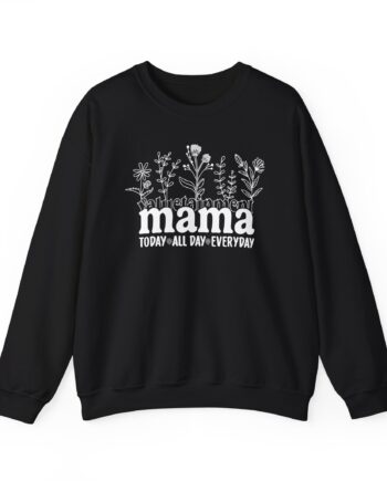 Valuetainment Future Looks Bright Lilac Everyday Vt Mama Unisex Heavy Blend™ Crewneck Sweatshirt