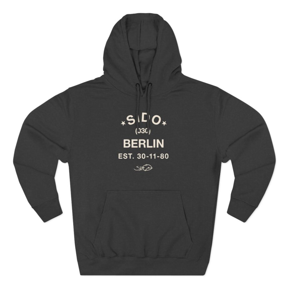Sido (030) Berlin Three-Panel Fleece Hoodie