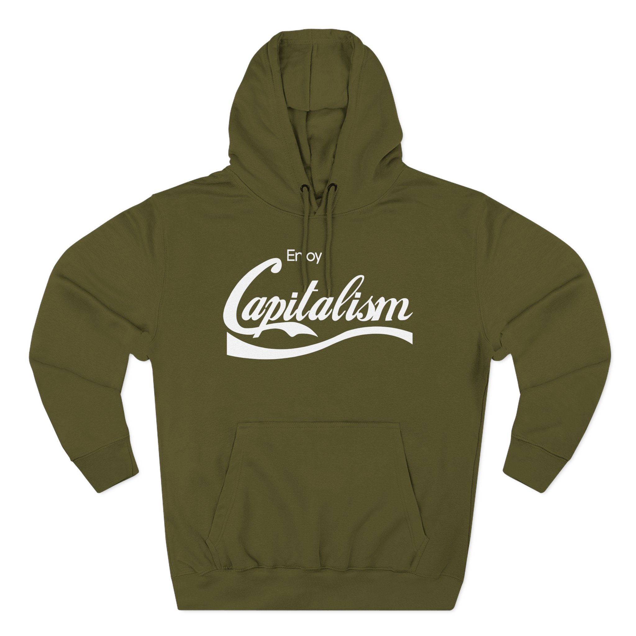 Valuetainment Enjoy Capitalism Three-Panel Fleece Hoodie