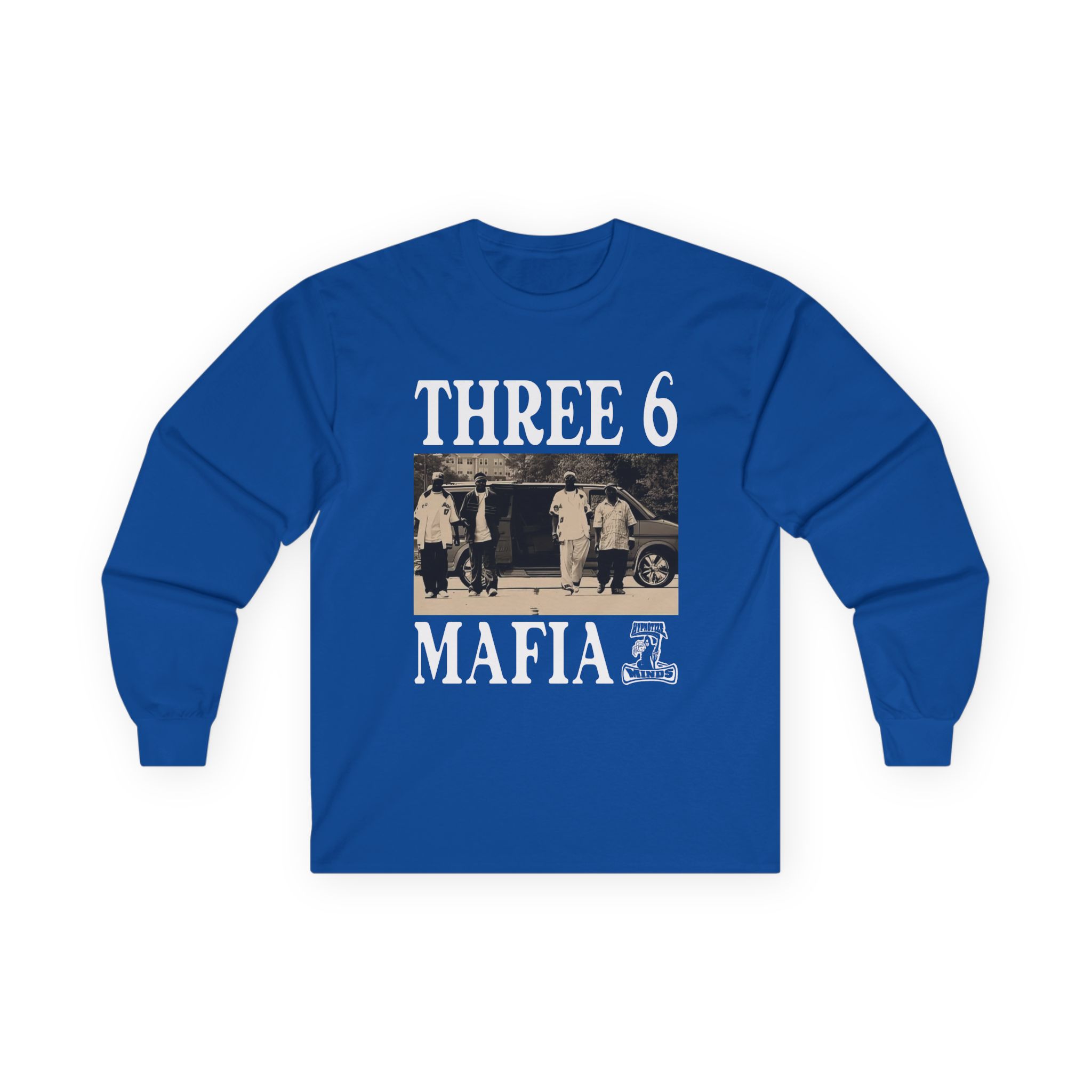 Three 6 Mafia Ridin Spinners Unisex Ultra Cotton Long Sleeve Tee