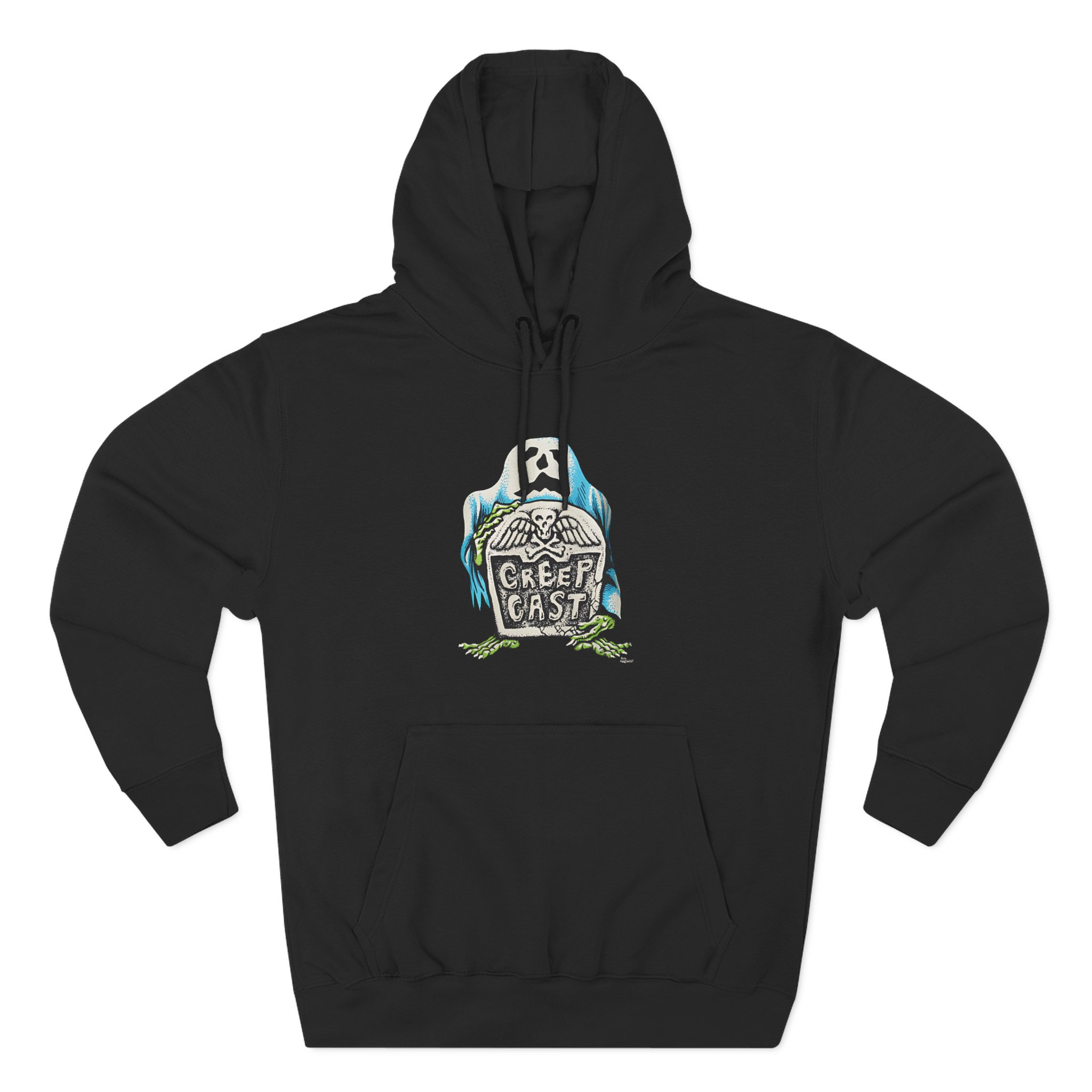 Creepcast Tombstone Three-Panel Fleece Hoodie