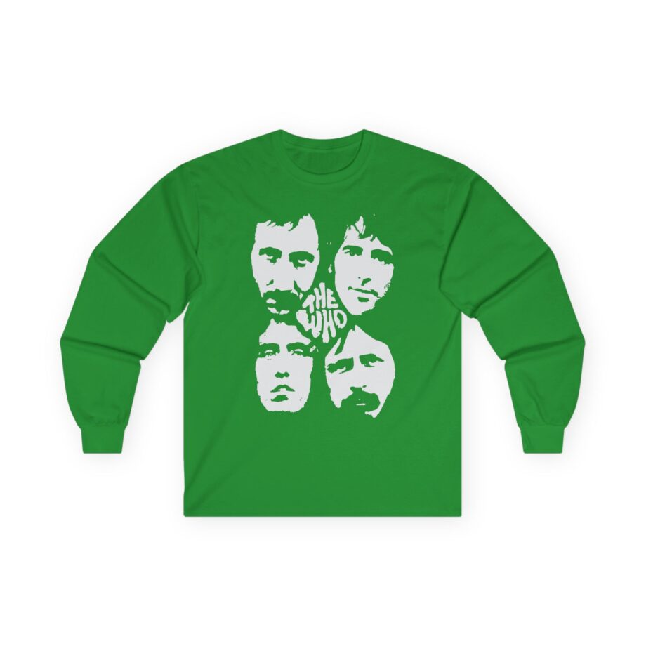 TW Distressed Four Faces Unisex Ultra Cotton Long Sleeve Tee