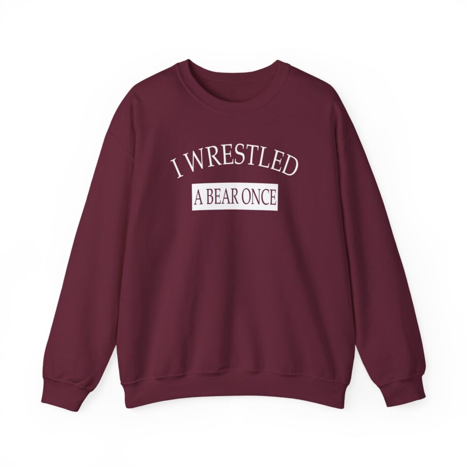 Iwrestledabearonce Unisex Heavy Blend™ Crewneck Sweatshirt