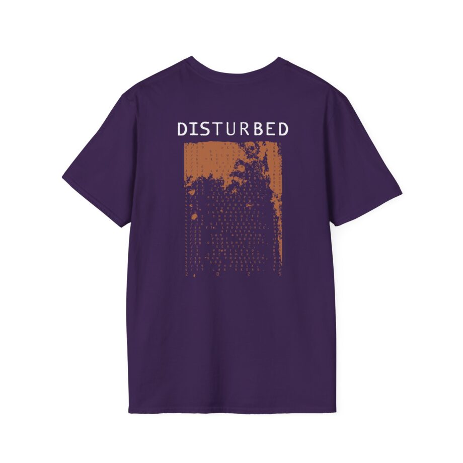 Disturbed Numb the Sickness Tour Unisex Softstyle T-Shirt