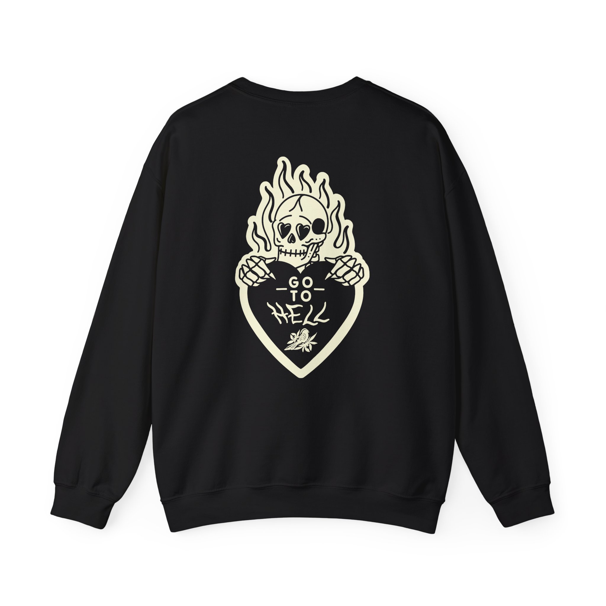 Bayside Go to Hell Unisex Heavy Blendâ„¢ Crewneck Sweatshirt