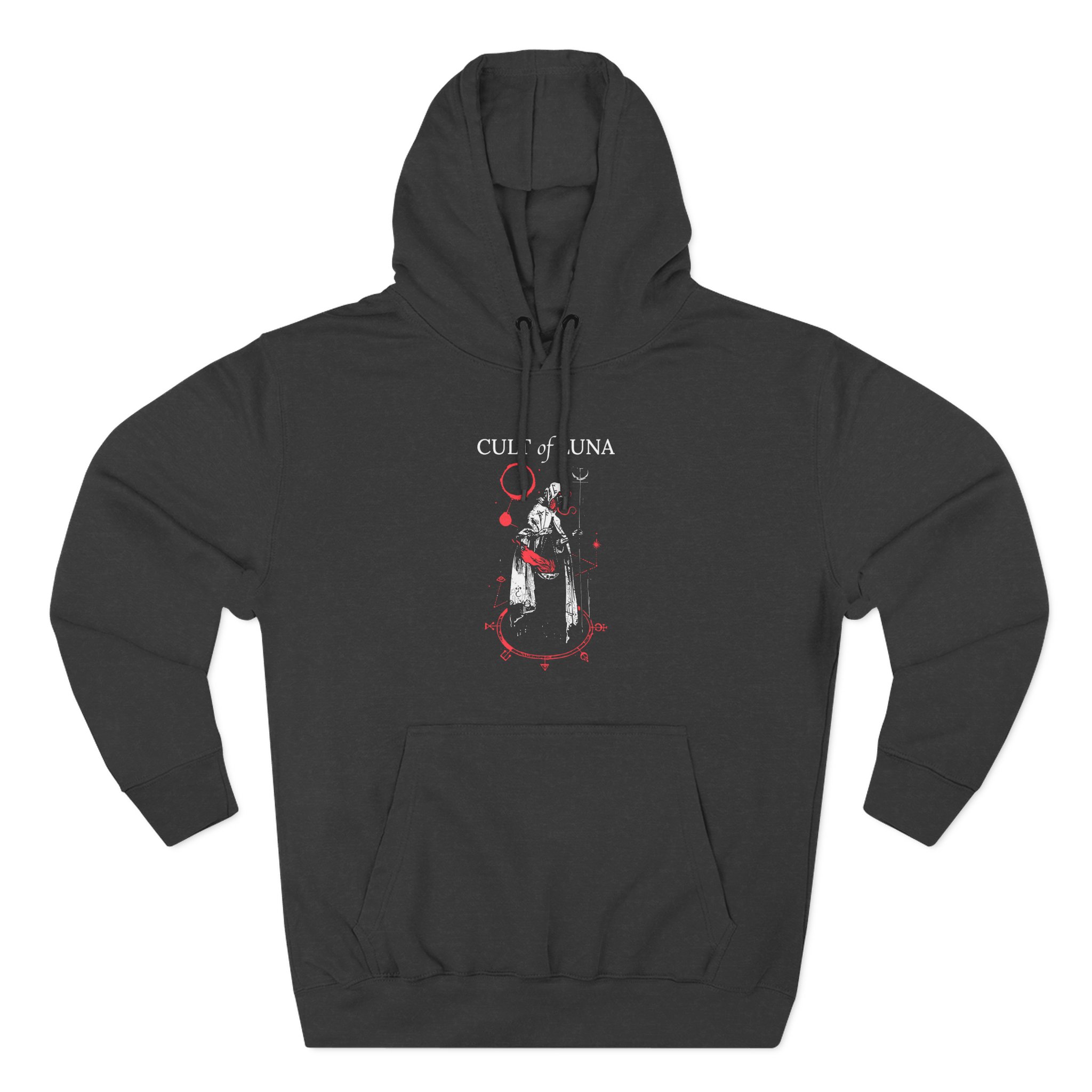 Cult of Luna Skull Three-Panel Fleece Hoodie
