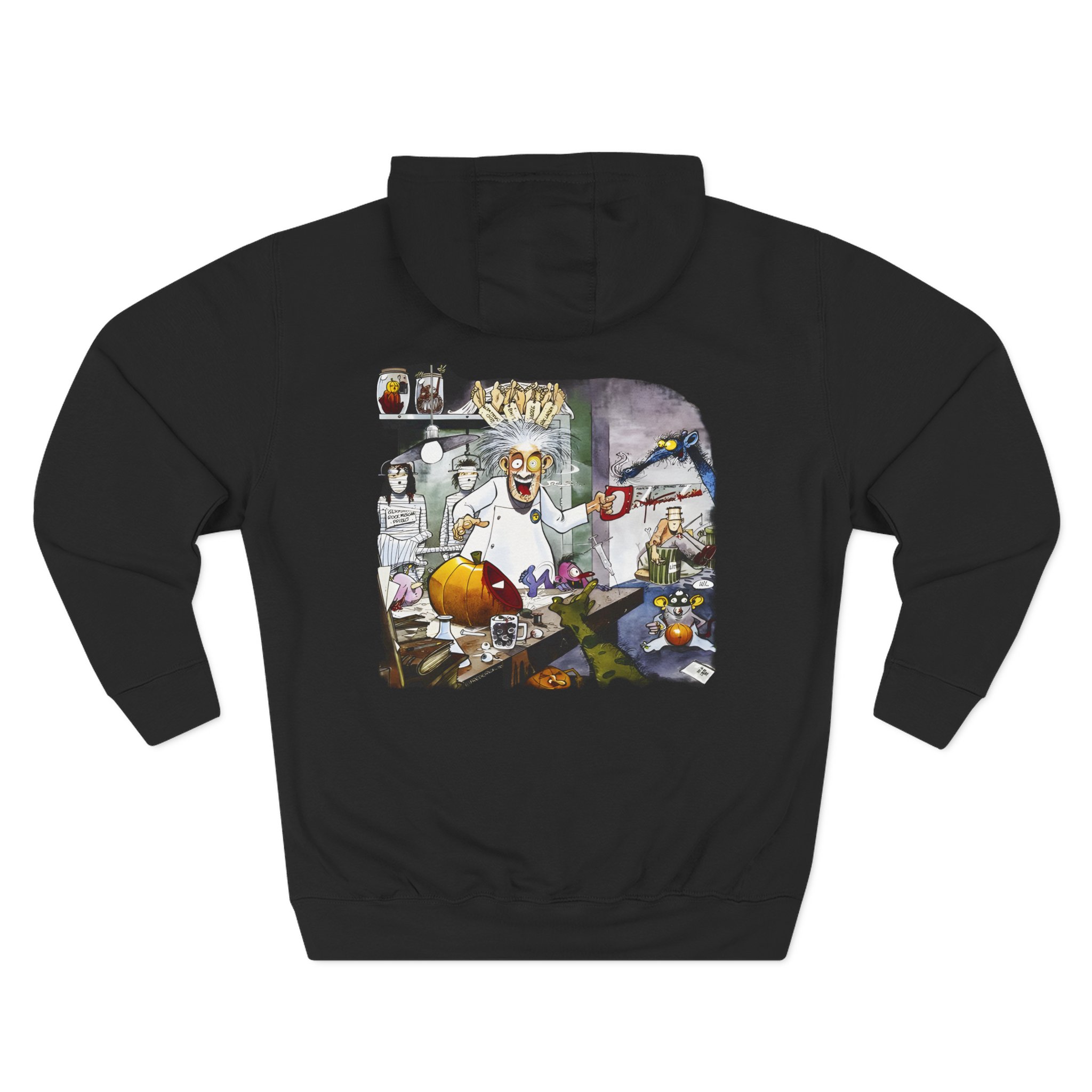 Helloween Dr. Stein Zipper Three-Panel Fleece Hoodie