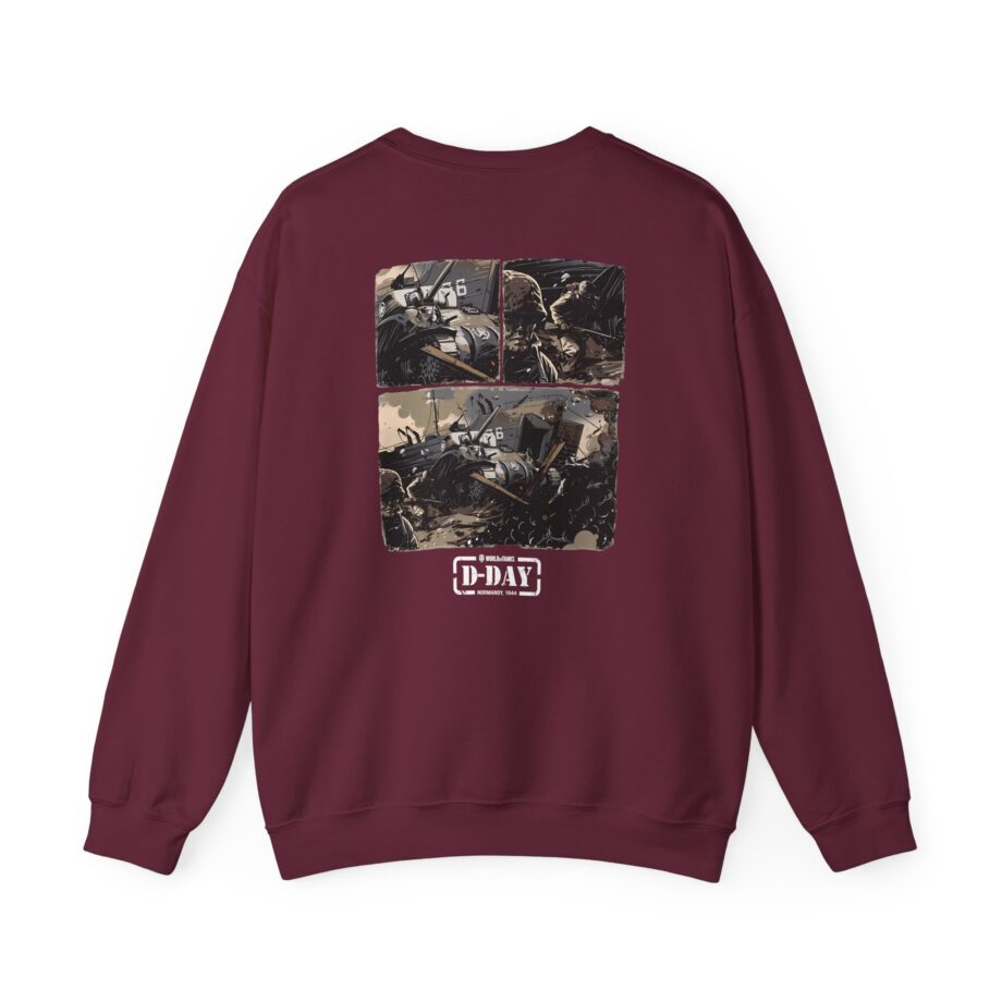 World of Tank Wot D-day Fury Storm Unisex Heavy Blend™ Crewneck Sweatshirt