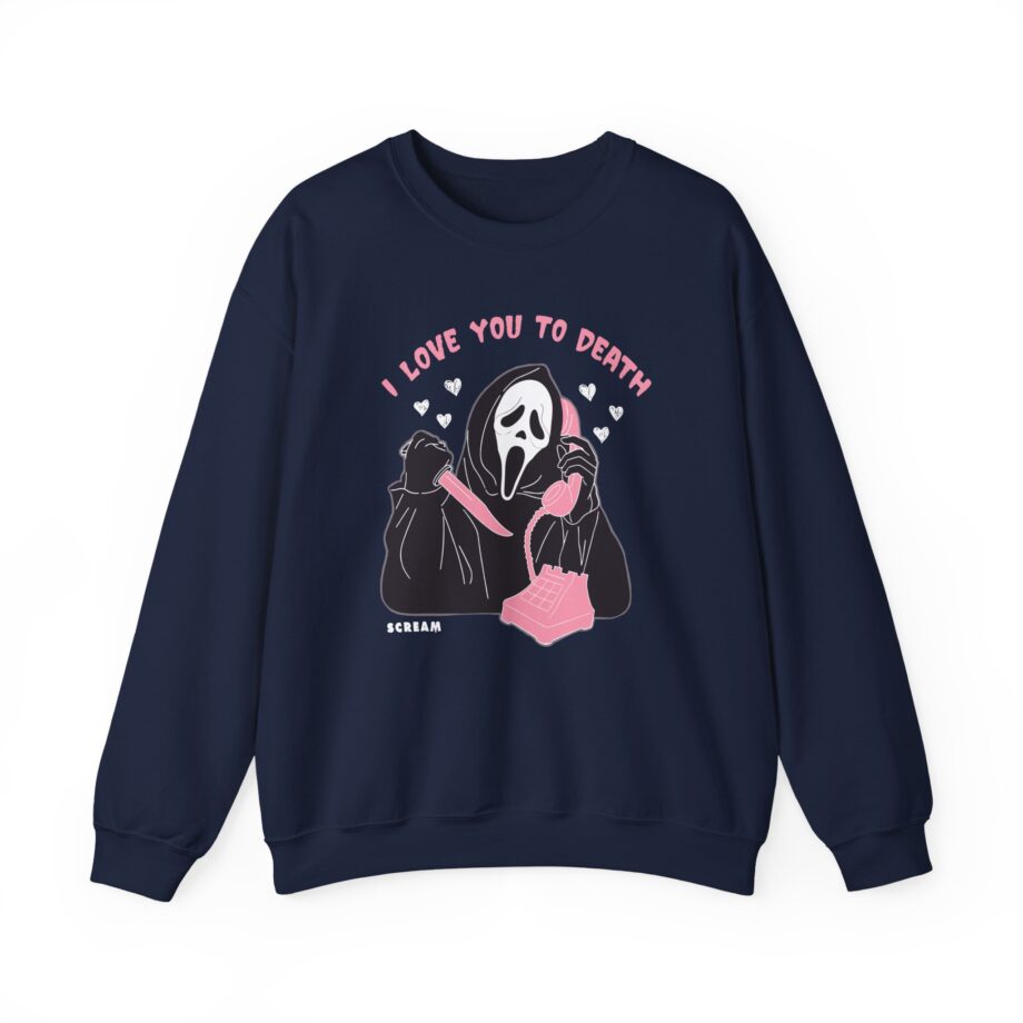 Ghostface Love You To Death Unisex Heavy Blend™ Crewneck Sweatshirt