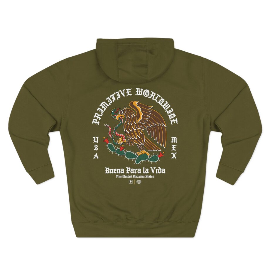 Mersiv Vida Three-Panel Fleece Hoodie