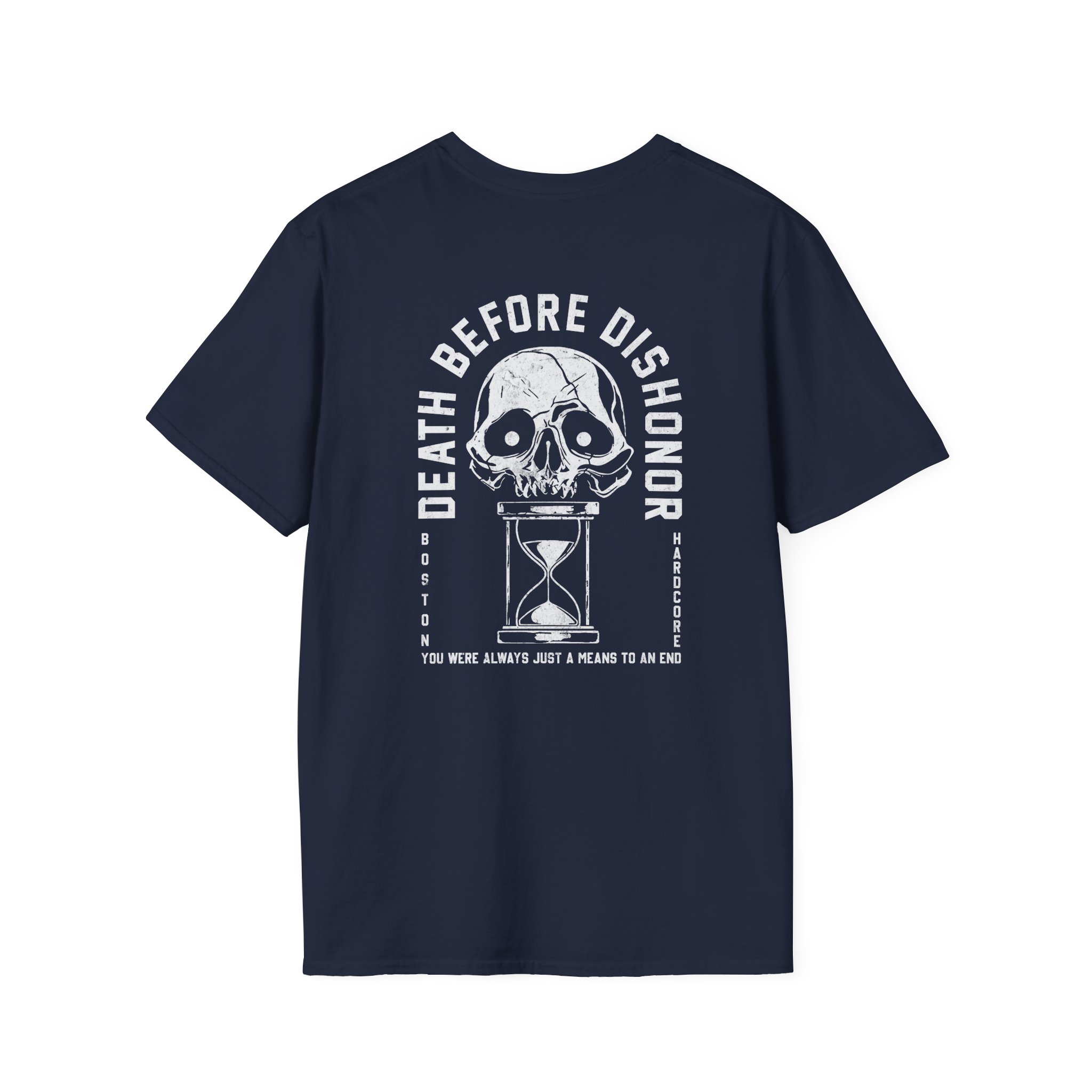Death Before Dishonor Hourglass Unisex Softstyle T-Shirt